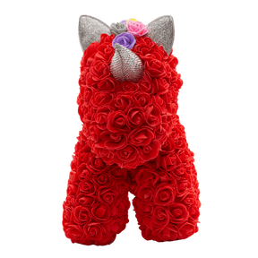 Unicórnio Rosa Vermelho