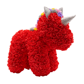 Unicórnio Rosa Vermelho